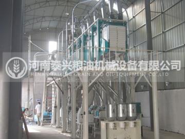 河南南陽40噸面粉機(jī)械設(shè)備安裝案例